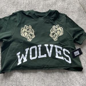 Darc Sport Grit Before Glory cropped tee in forest green